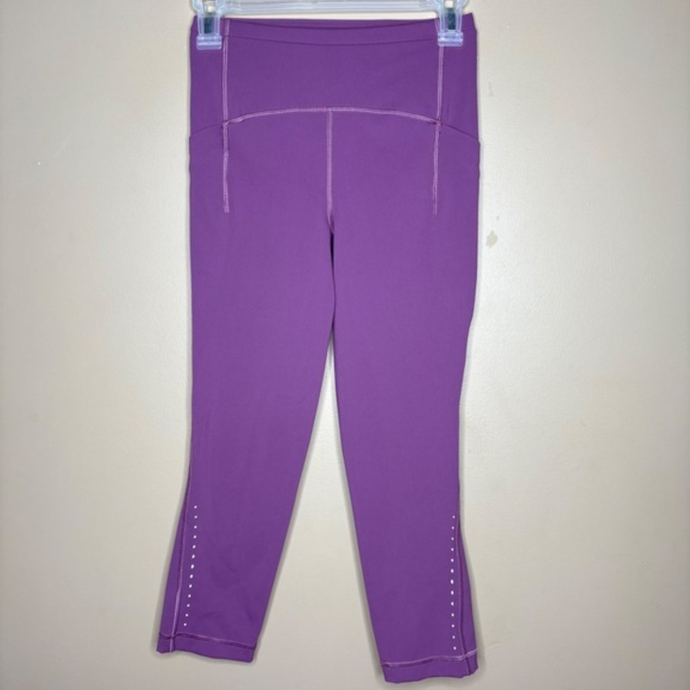 Lululemon Swift Speed High-Rise 25" Tights Moonlit Magenta w/ Pockets Size 4